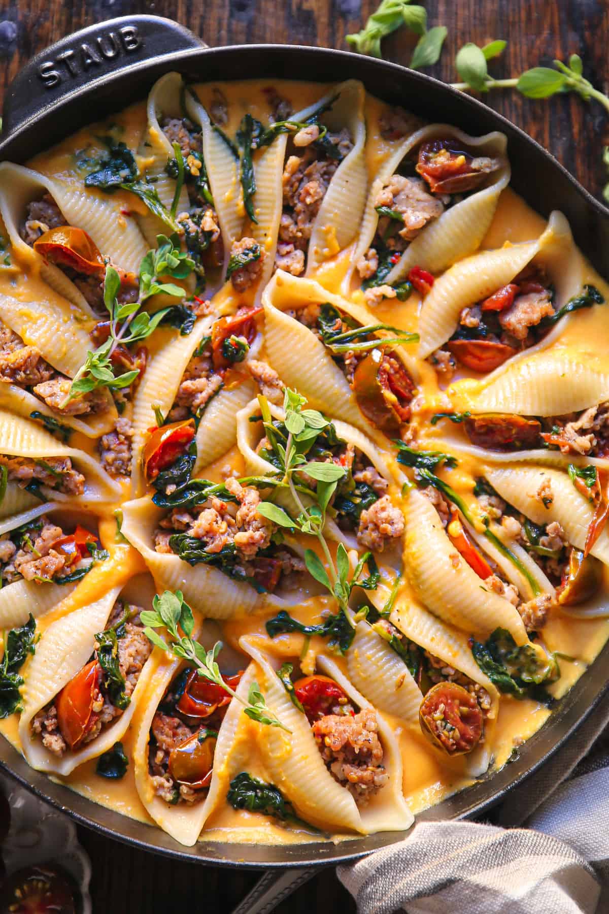 How To Make Sausage Butternut Squash Stuffed Shells