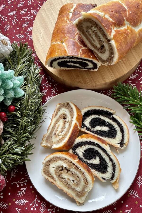 Hungarian Beigli – Christmas Poppy Seed and Walnut Roll Cake